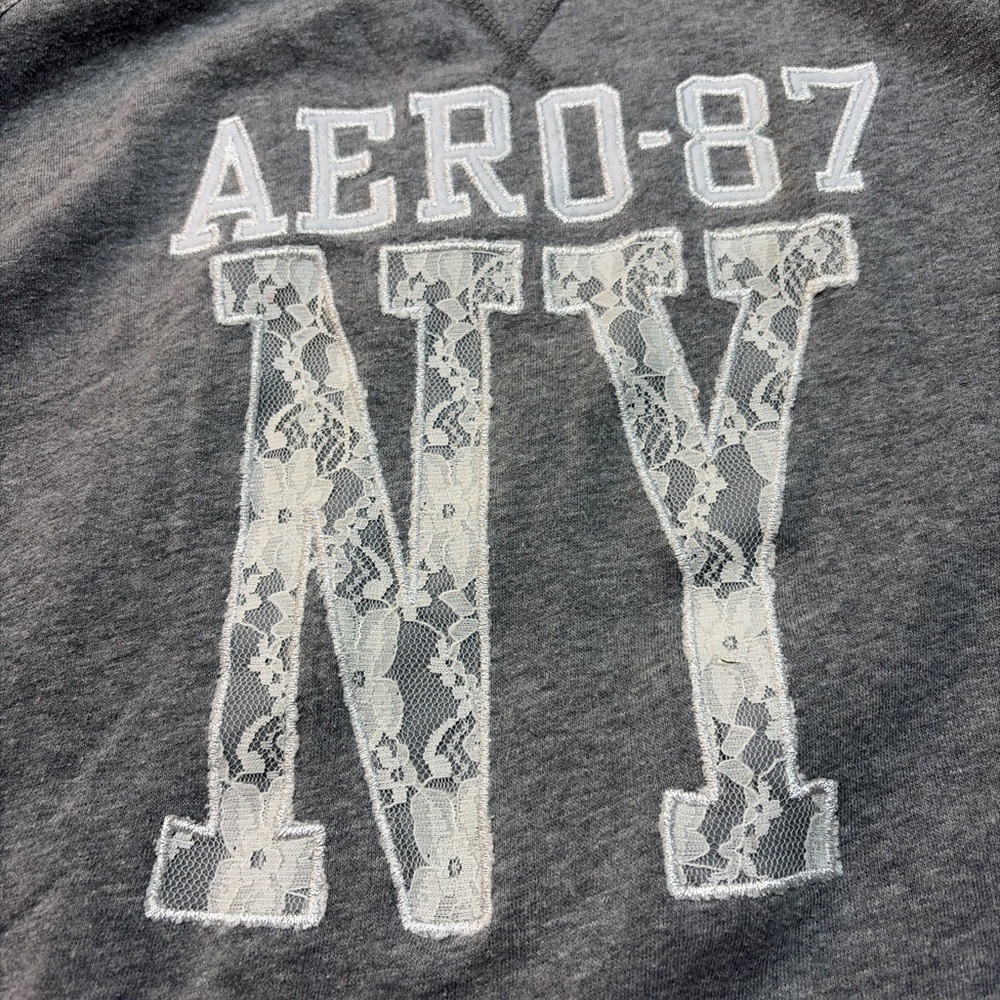 Gray Aero 87 NY Sweatshirt 1808 - Picture 2 of 4